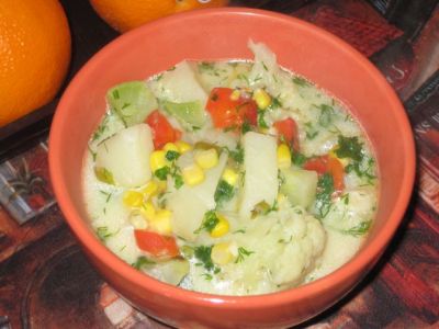 Вегетарианские блюда супы