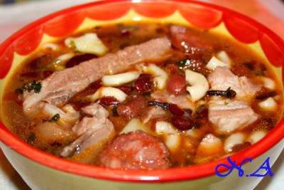 Блюда из свинины супы