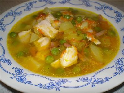 Суп с зеленым горошком рецепт