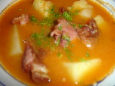 Гороховый суп с копченостями рецепт