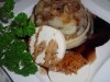 Луковый tarte tatin с козьим сыром