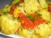 Цветная капуста с помидорами
