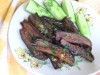Баклажаны, обжаренные с чесноком и соевым соусом (быстро)