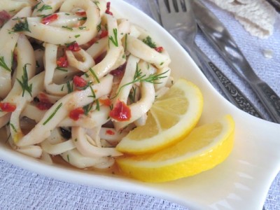 Маринованные кальмары, пошаговый рецепт на ккал, фото, ингредиенты - Виктория