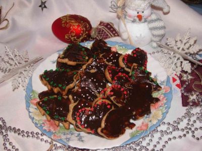 Пошаговая инструкция приготовления Печенье с медом, кунжутом и орехами
