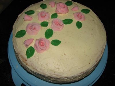 Розы из масляного крема для торта, как сделать?