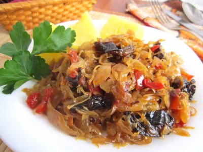 Постная солянка из квашеной капусты — рецепт с фото пошагово