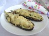 Баклажановые лодочки с грибной начинкой