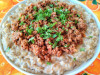 Закуска из баклажана с мясом