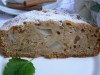 Медово-грушевый пирог с орехами(постный)