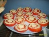 помидорки с чесночком и сыром