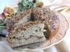 Банановый пирог с шоколадом и грецкими орехами