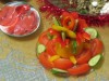 «Овощная ваза» праздничный вариант подачи свежих овощей