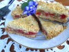 Пирог с Ревенем и Яблоками (тесто-крошка)