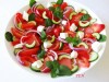 Арбузно-томатный салат с фетой