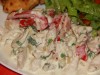 Куриное филе в сливках с болгарским перцем