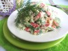 Салат с крабовыми палочками «Дачный»